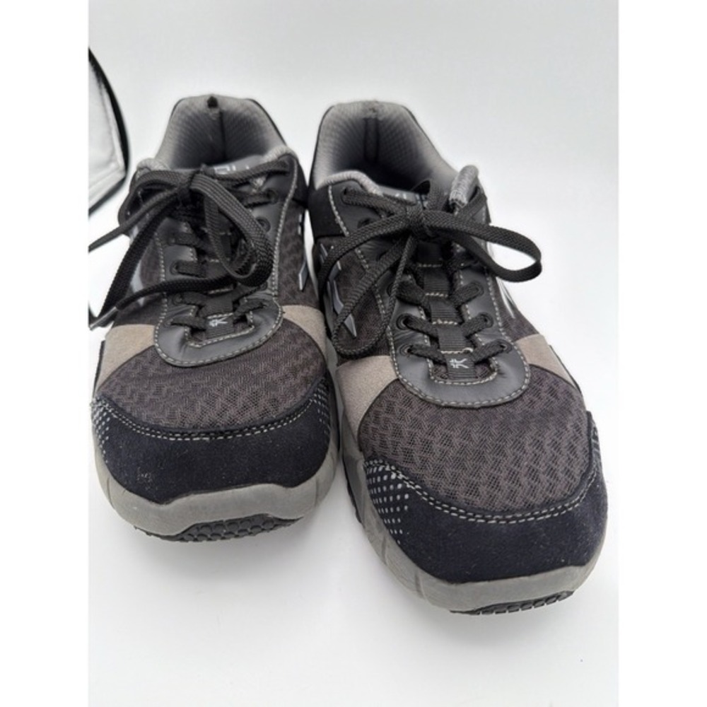 KURU Mens 10.5 Walking Shoes Black Gray Athletic Sneakers Comfort.  ‎   1673